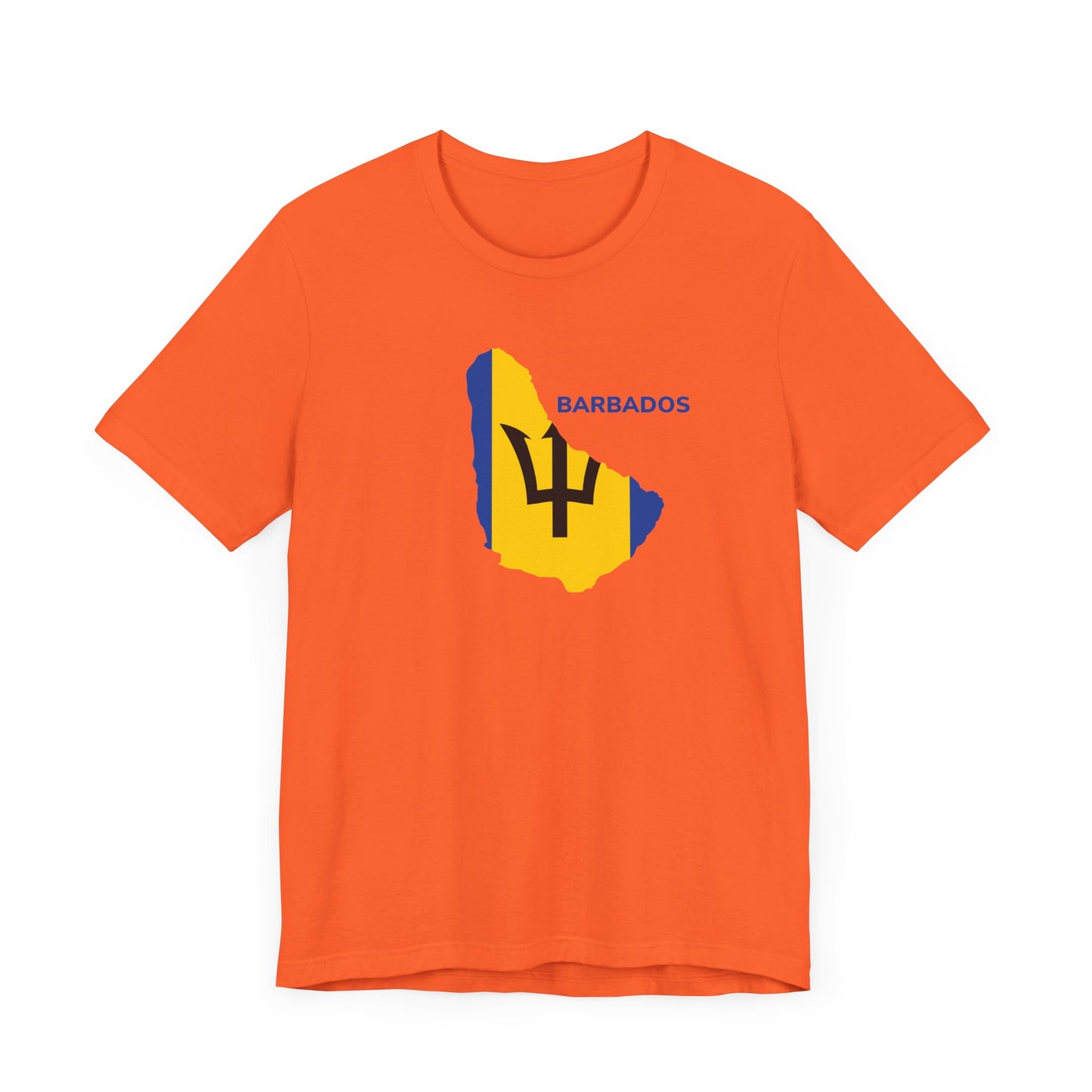 Unisex Barbados T-shirt met korte mouwen