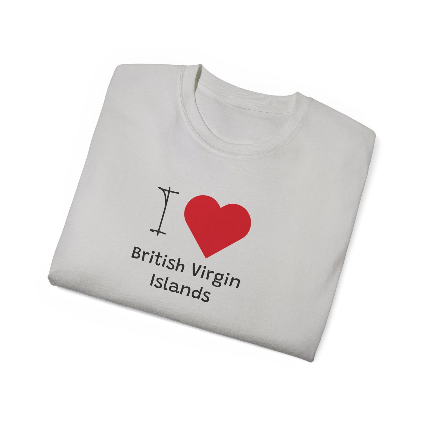 Unisex Ultra Britse Maagdeneilanden Katoenen T-shirt