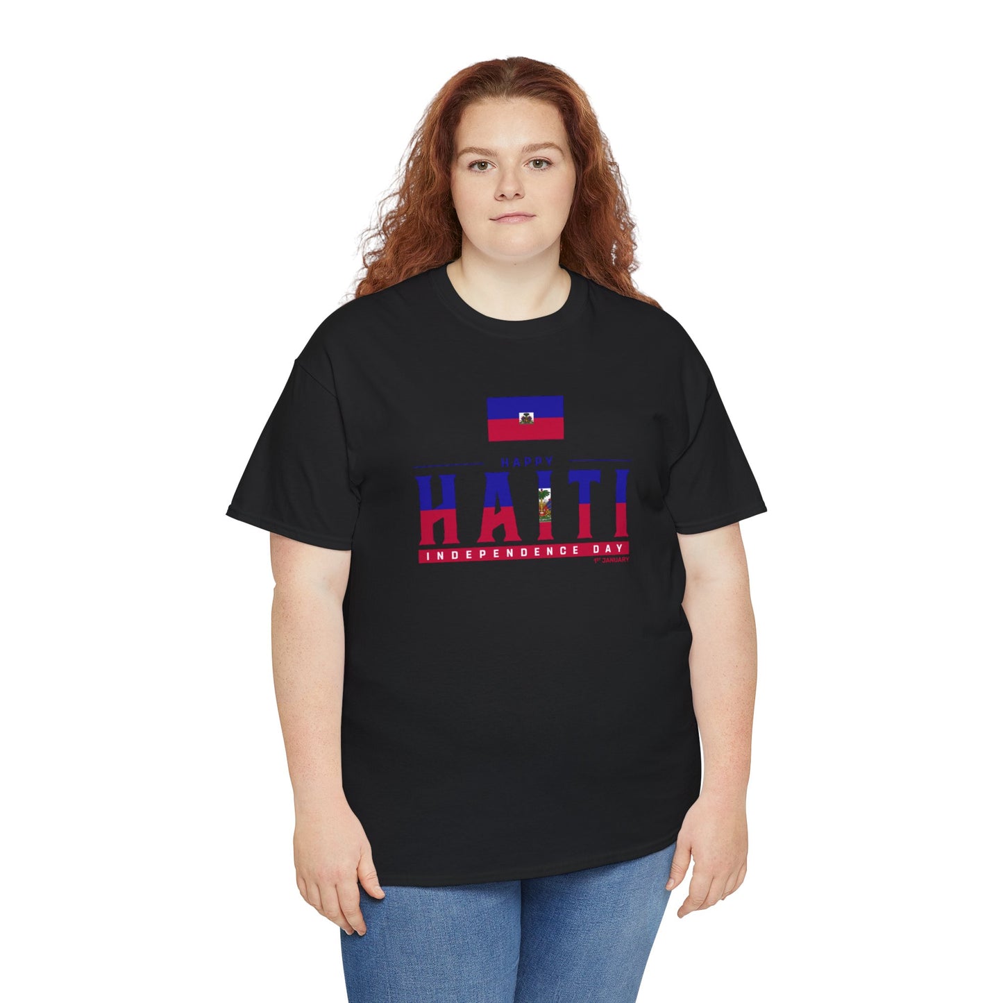 Unisex Heavy Haiti Katoenen T-shirt