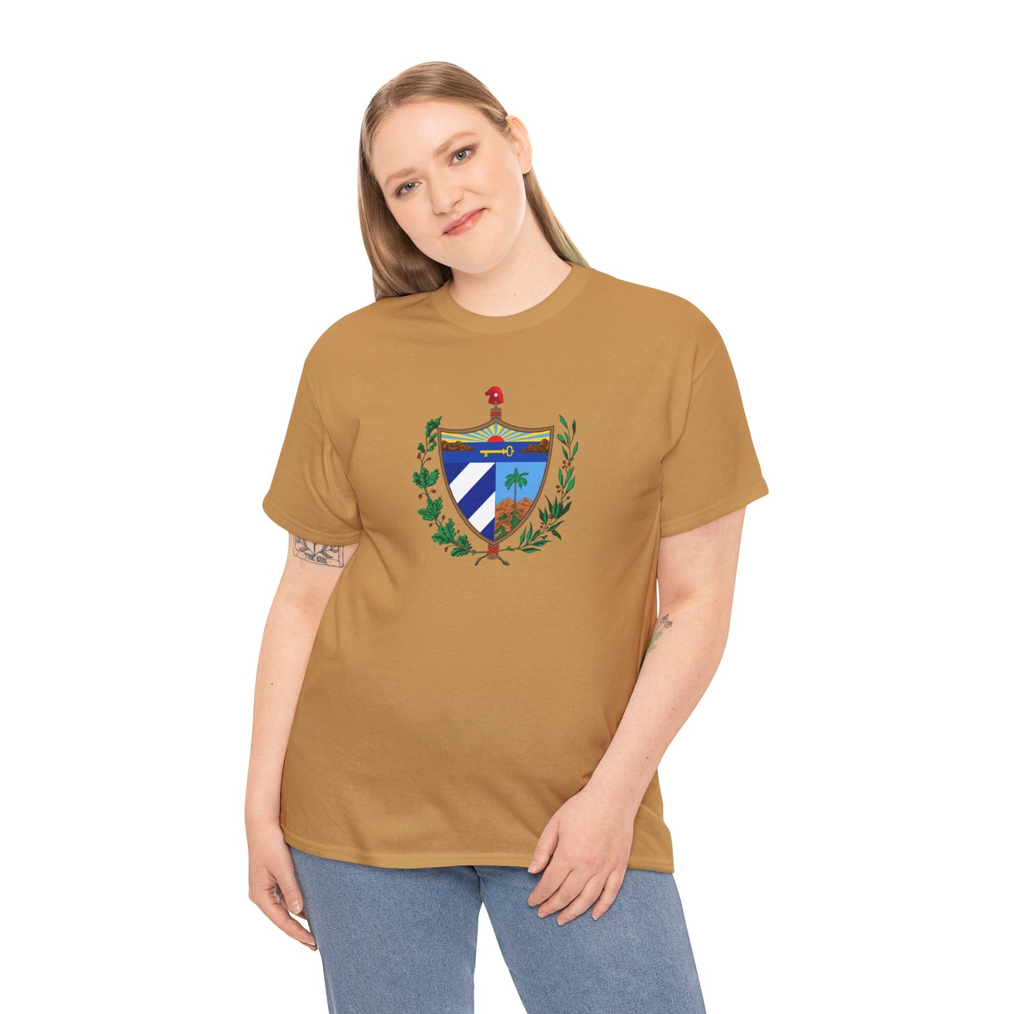 Unisex Zware Cuba Katoenen T-shirt