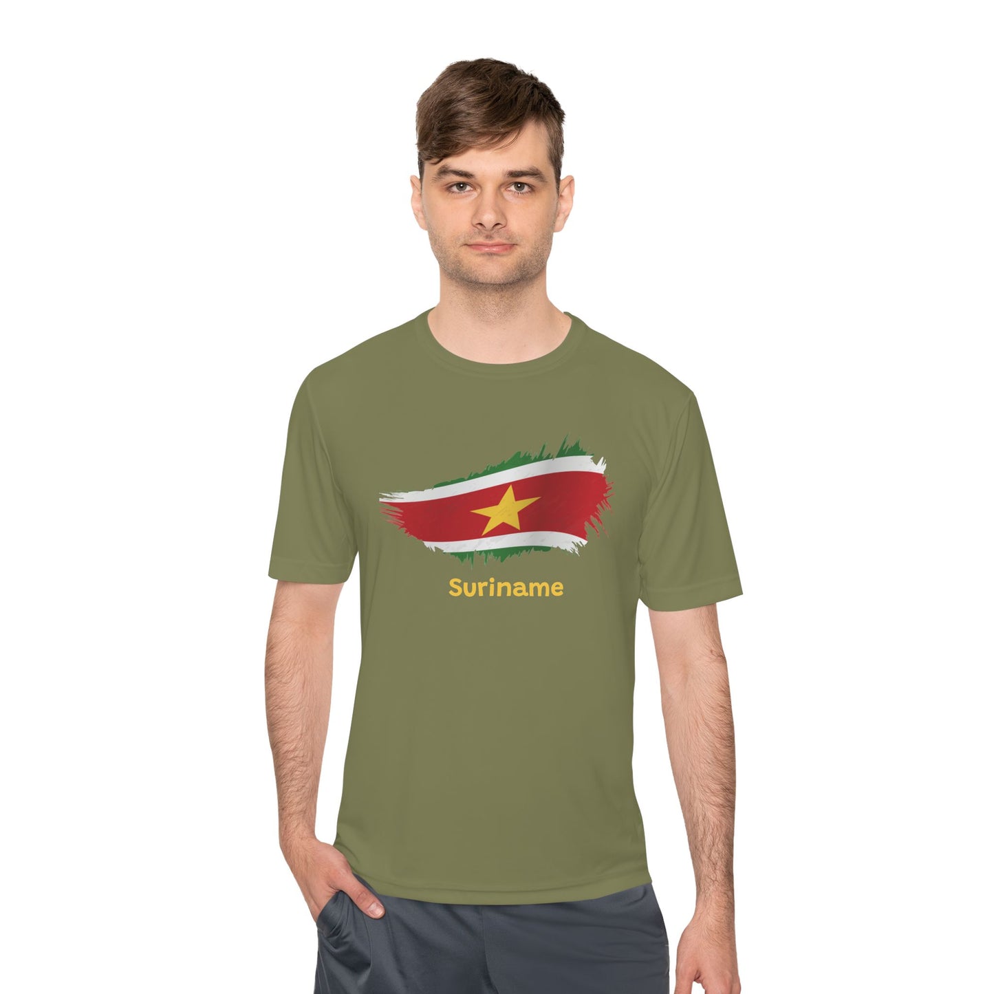 Unisex vochtafvoerend Suriname T-shirt