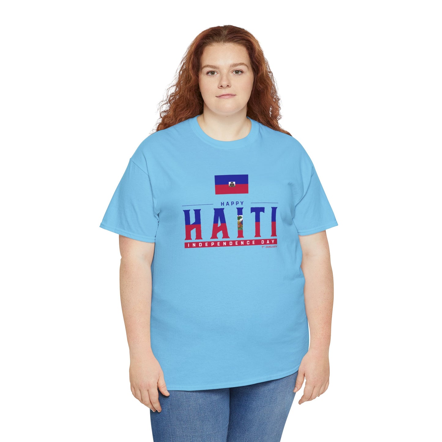 Unisex Heavy Haiti Katoenen T-shirt