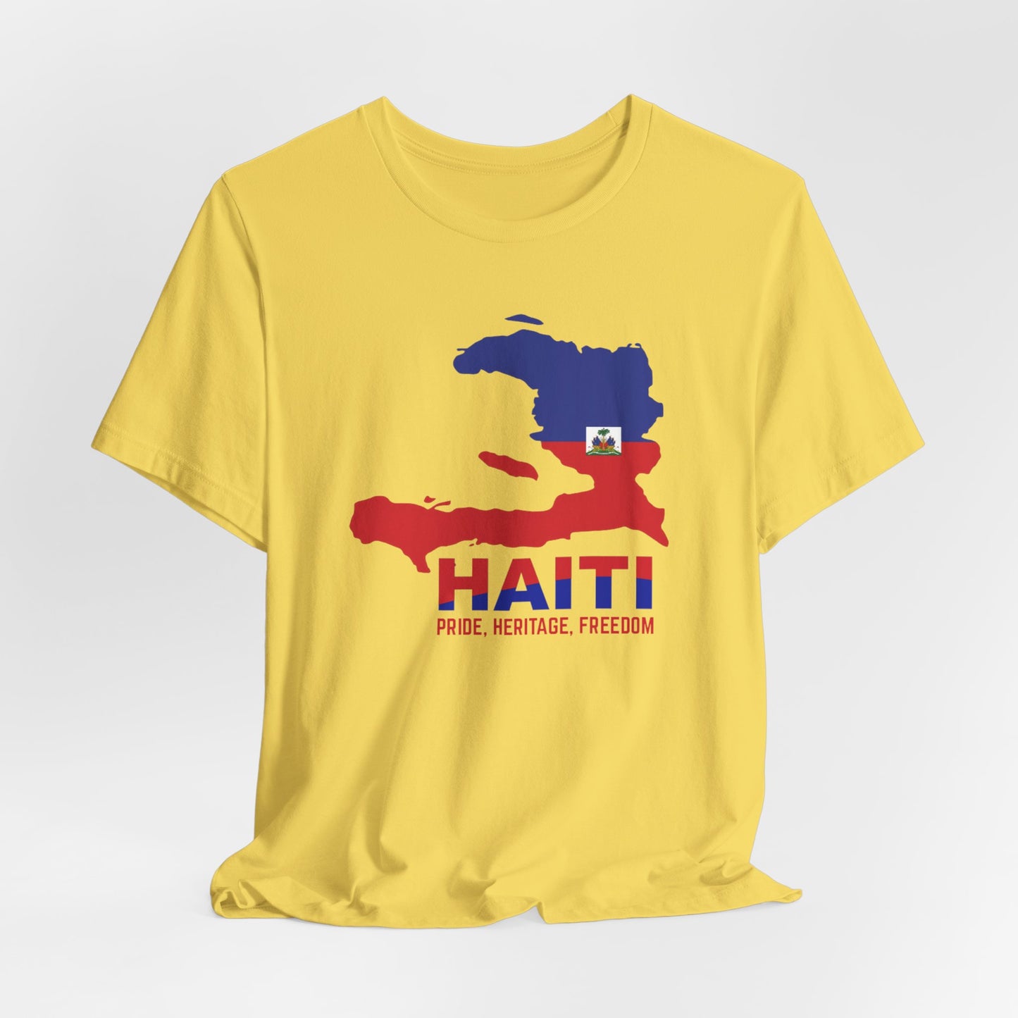 Unisex Jersey Haiti T-shirt met korte mouwen