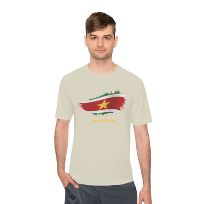 Unisex vochtafvoerend Suriname T-shirt