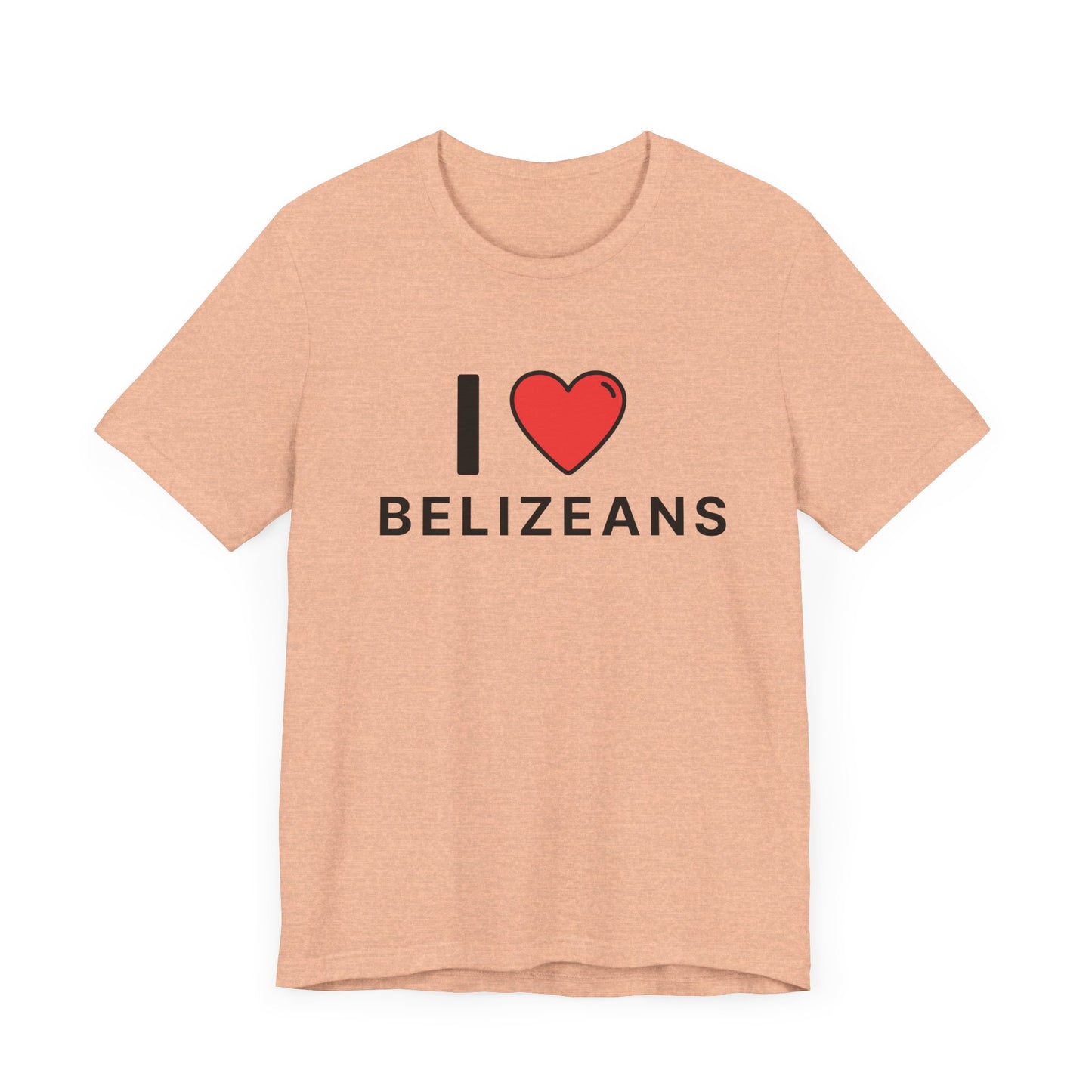 Unisex Jersey Belize T-shirt met korte mouwen 