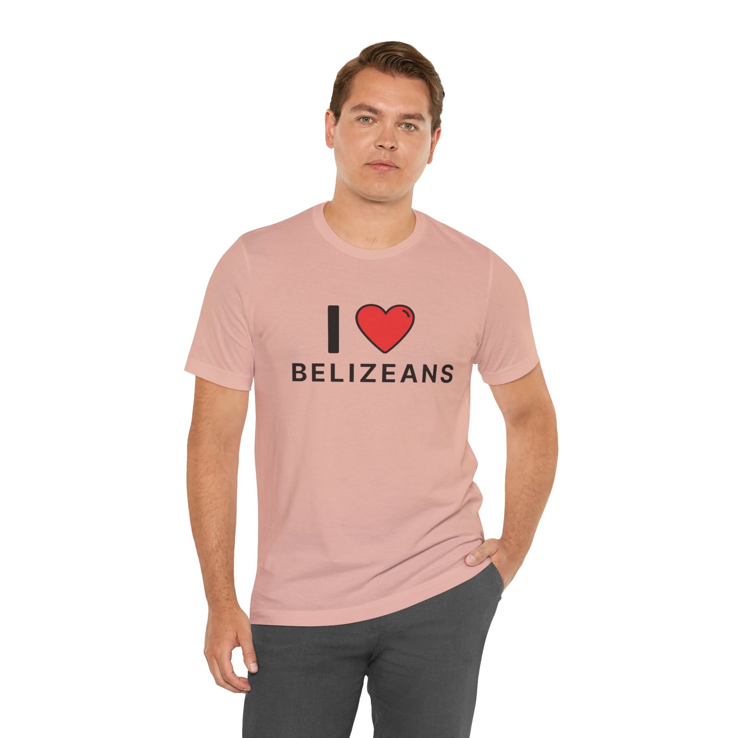 Unisex Jersey Belize T-shirt met korte mouwen 