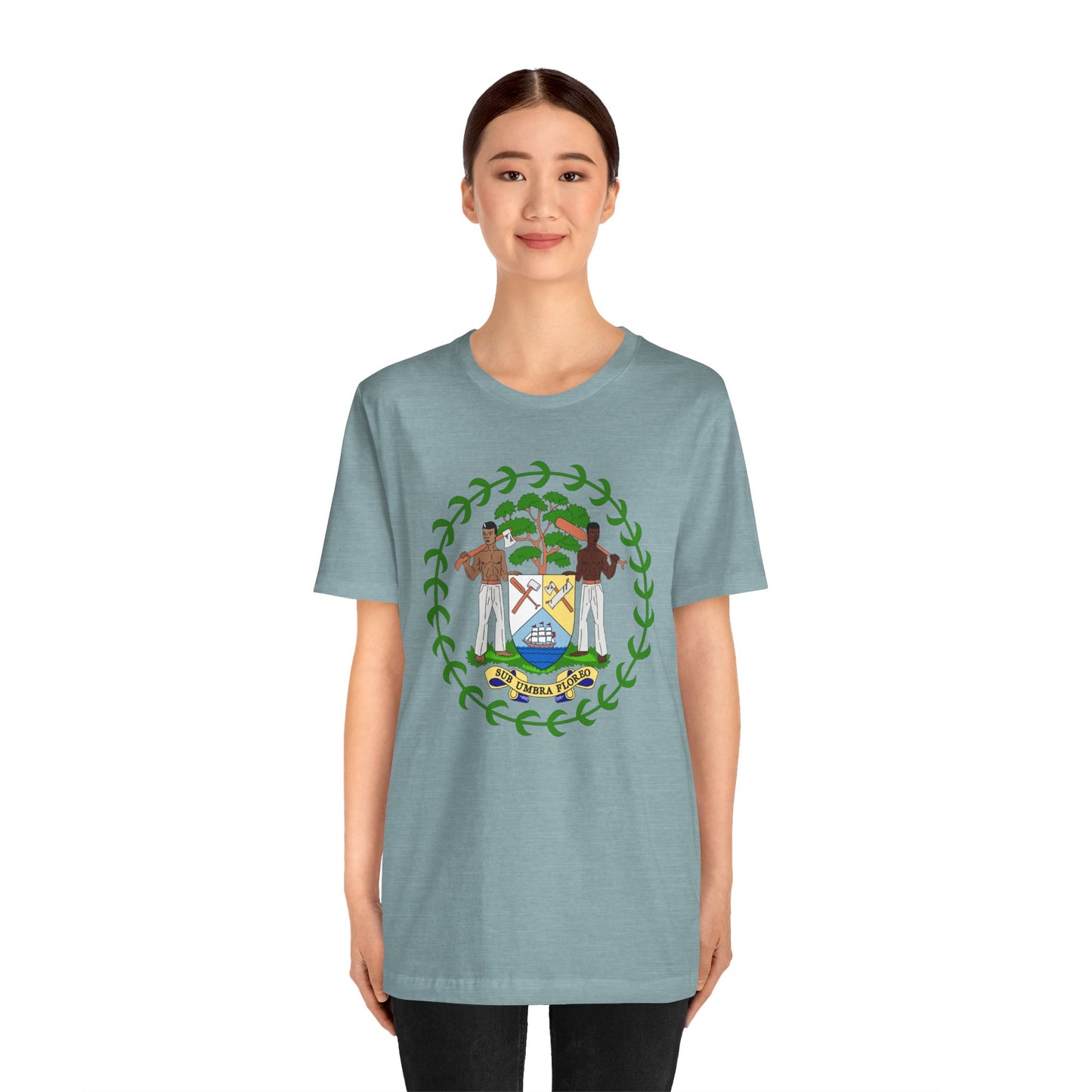 Unisex Jersey Belize T-shirt met korte mouwen 