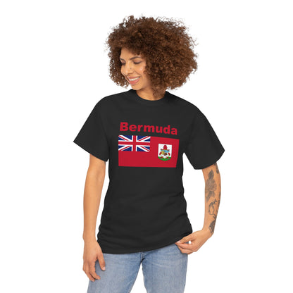 Unisex zwaar Bermuda katoenen T-shirt 