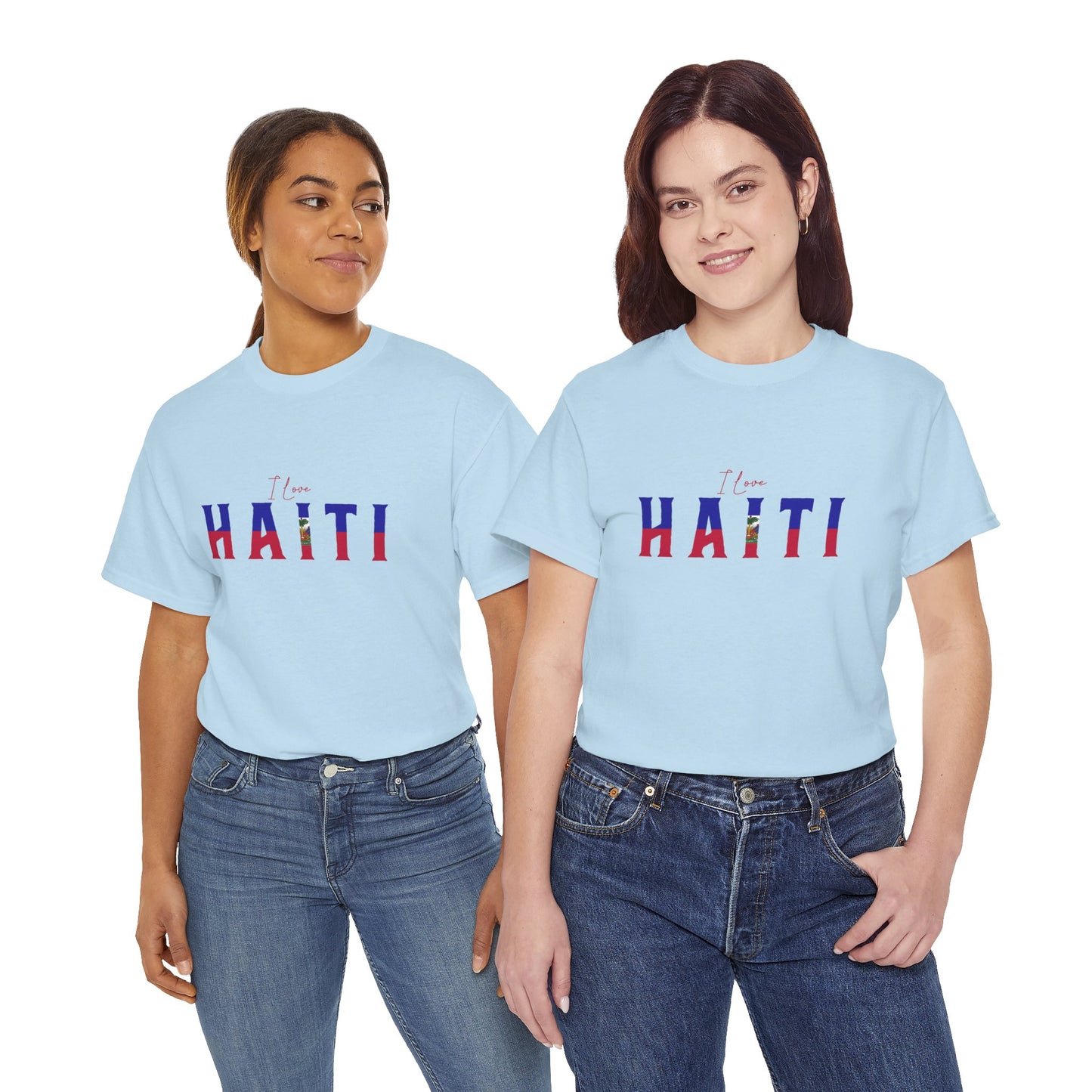 Unisex Heavy Haiti Katoenen T-shirt