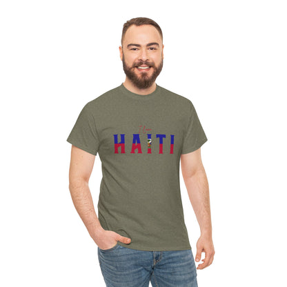 Unisex Heavy Haiti Katoenen T-shirt