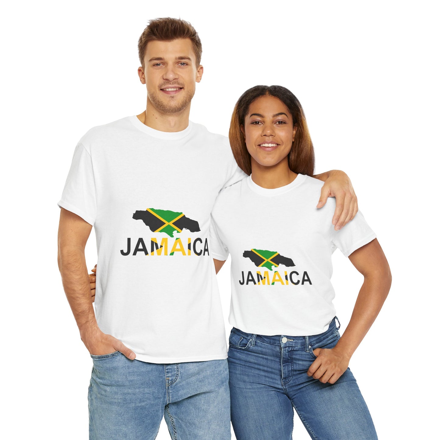 T-shirt met Jamaicaanse vlag