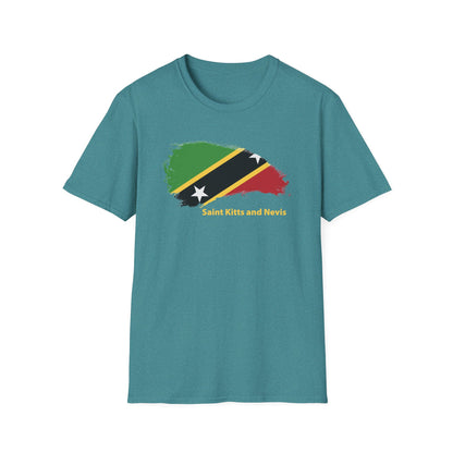 Unisex Softstyle Saint Kitts and Nevis T-Shirt