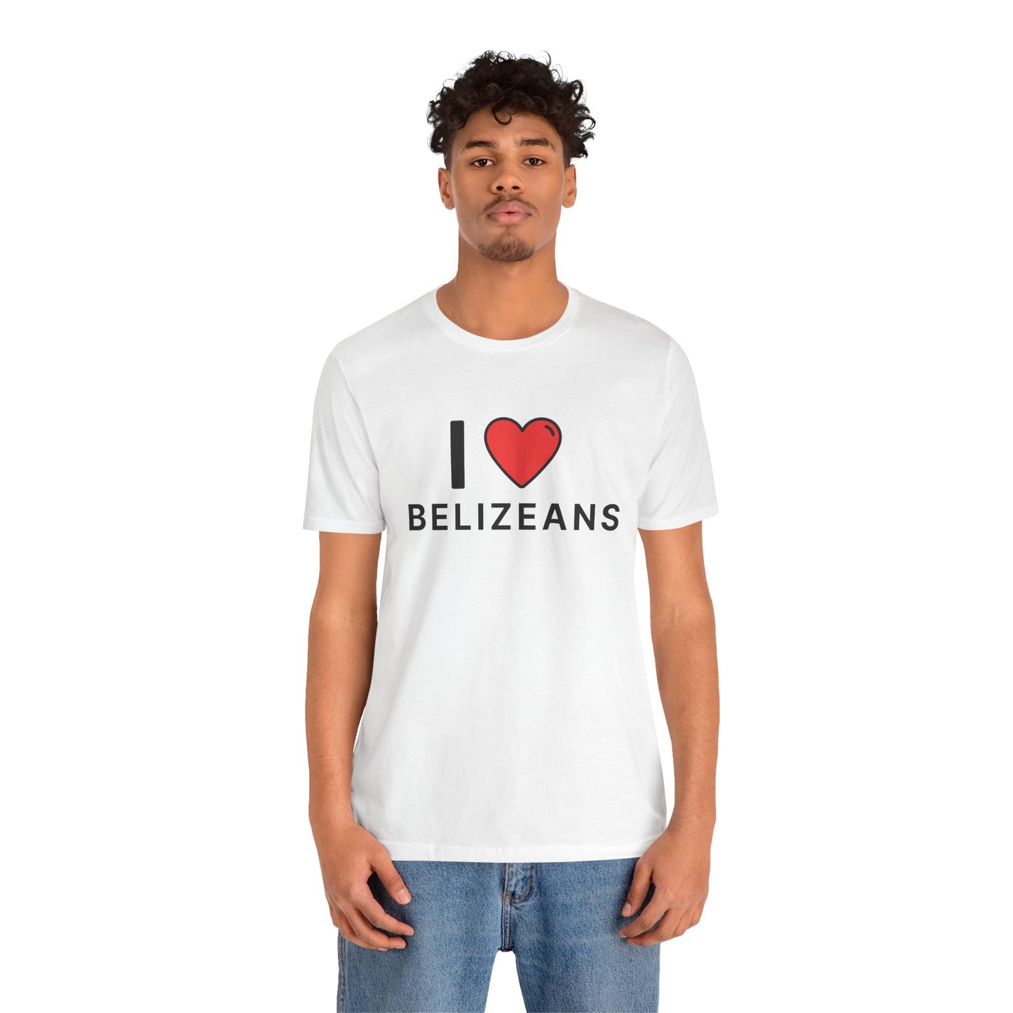 Unisex Jersey Belize T-shirt met korte mouwen 