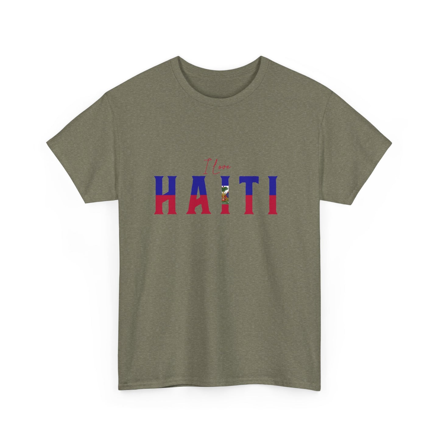 Unisex Heavy Haiti Katoenen T-shirt