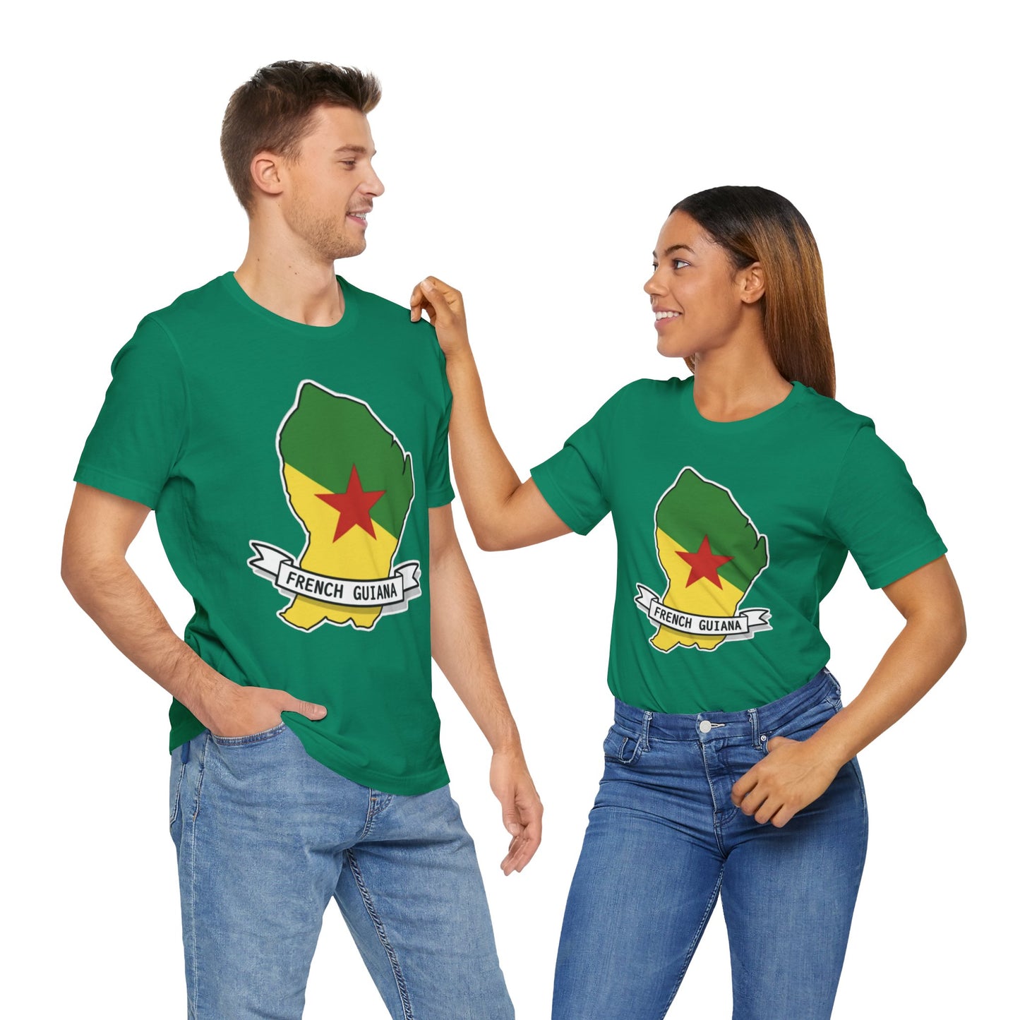 Unisex Jersey French Guiana Short Sleeve Tee