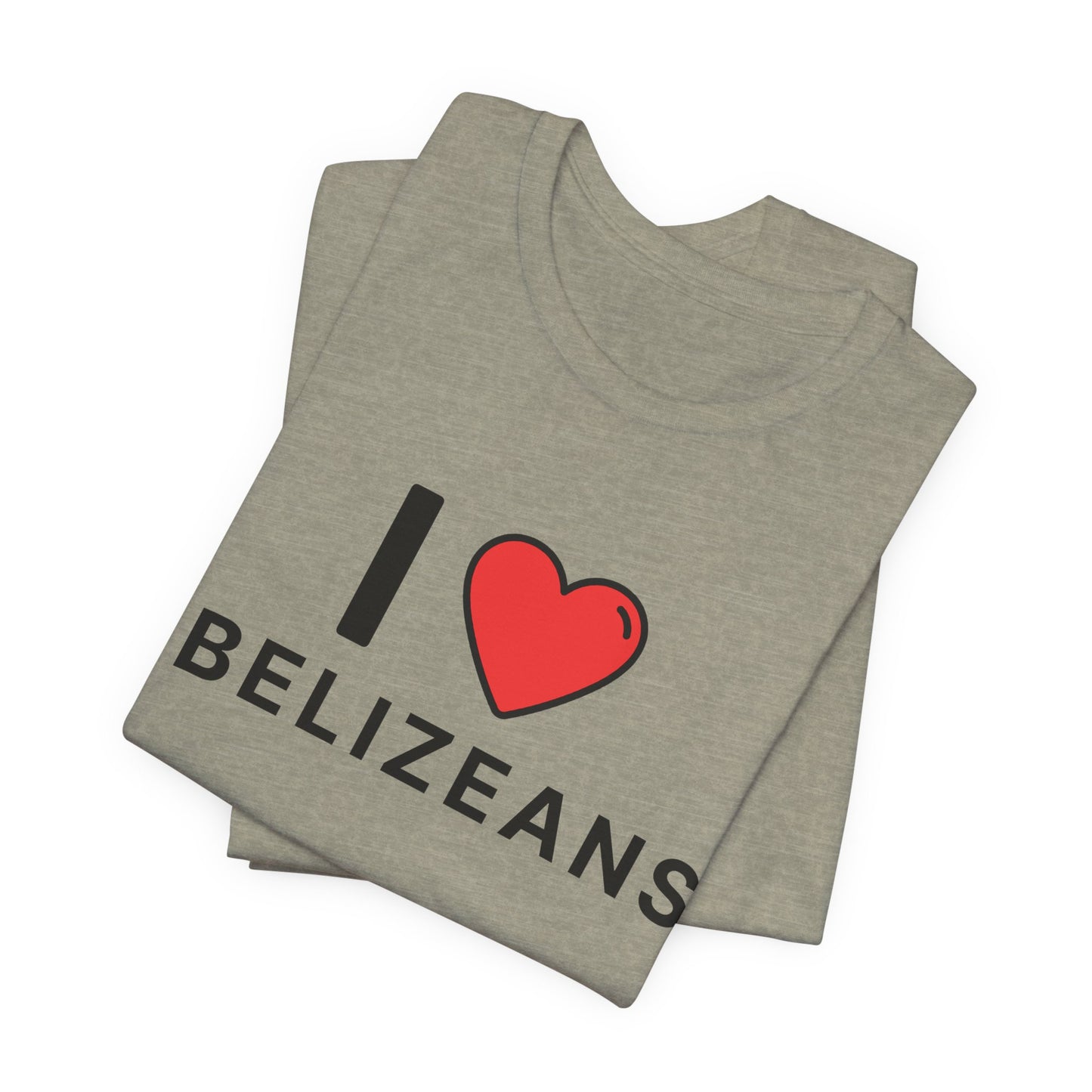 Unisex Jersey Belize T-shirt met korte mouwen 