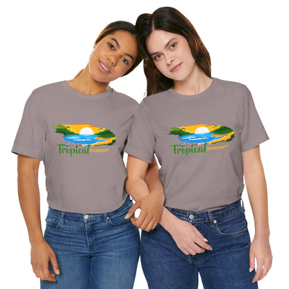 Unisex Jersey Belize T-shirt met korte mouwen 