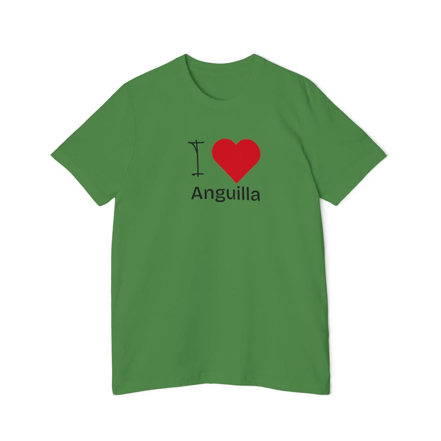 Unisex Short-Sleeve Anguilla Jersey T-Shirt