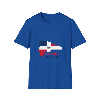 Dominican Republic flag map Classic T-Shirt