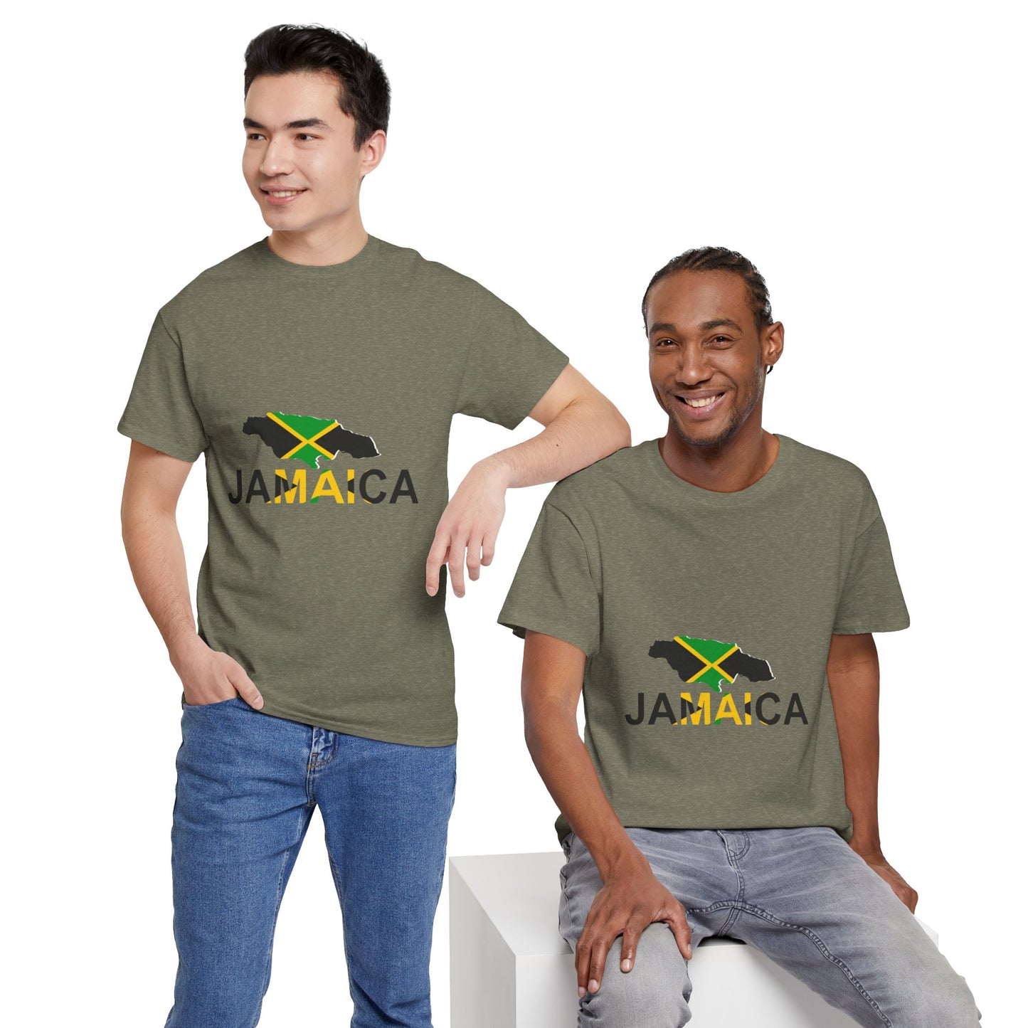 T-shirt met Jamaicaanse vlag