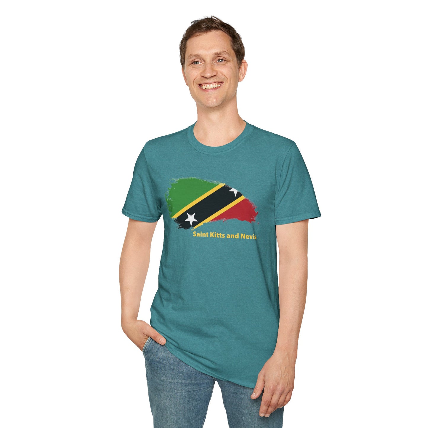 Unisex Softstyle Saint Kitts and Nevis T-Shirt