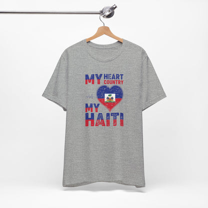 Unisex Jersey Haiti T-shirt met korte mouwen