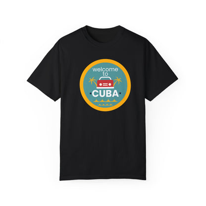 Unisex Garment-Dyed Cuba T-shirt