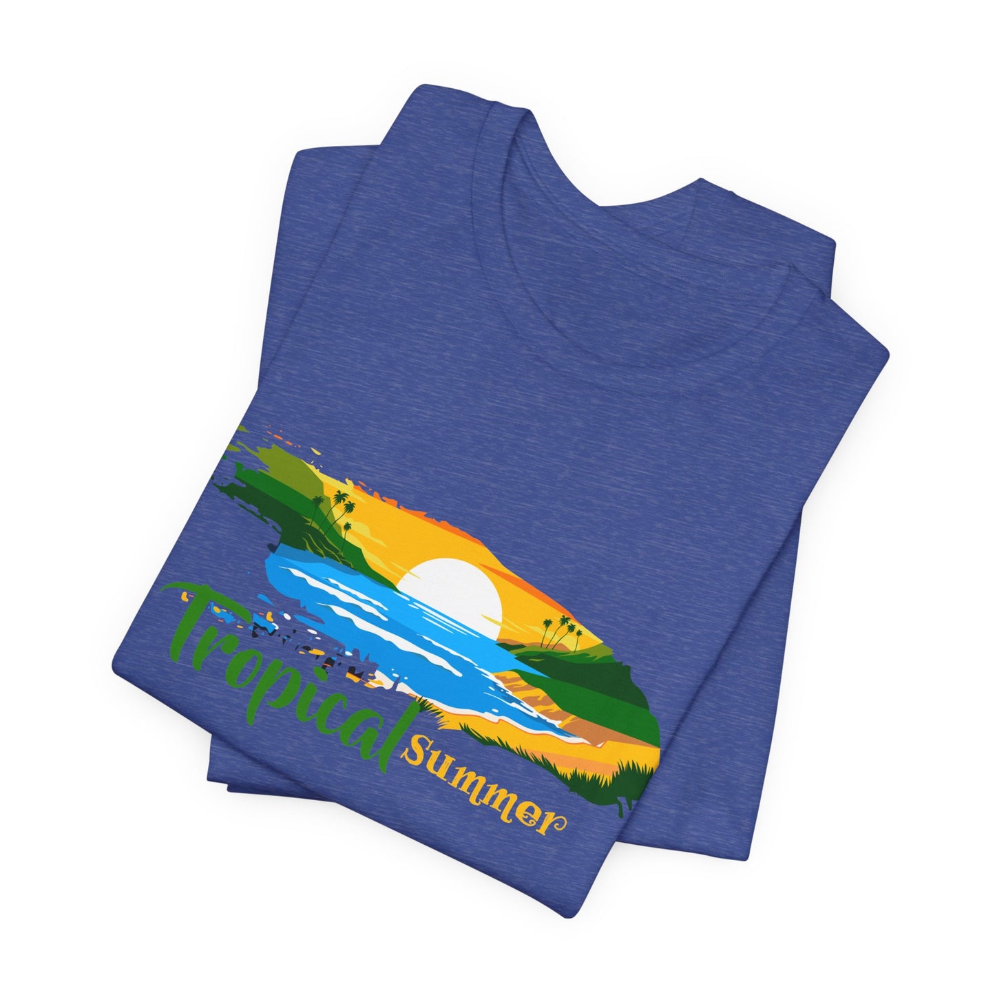 Unisex Jersey Belize T-shirt met korte mouwen 