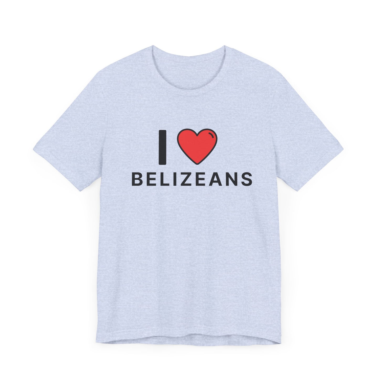 Unisex Jersey Belize T-shirt met korte mouwen 