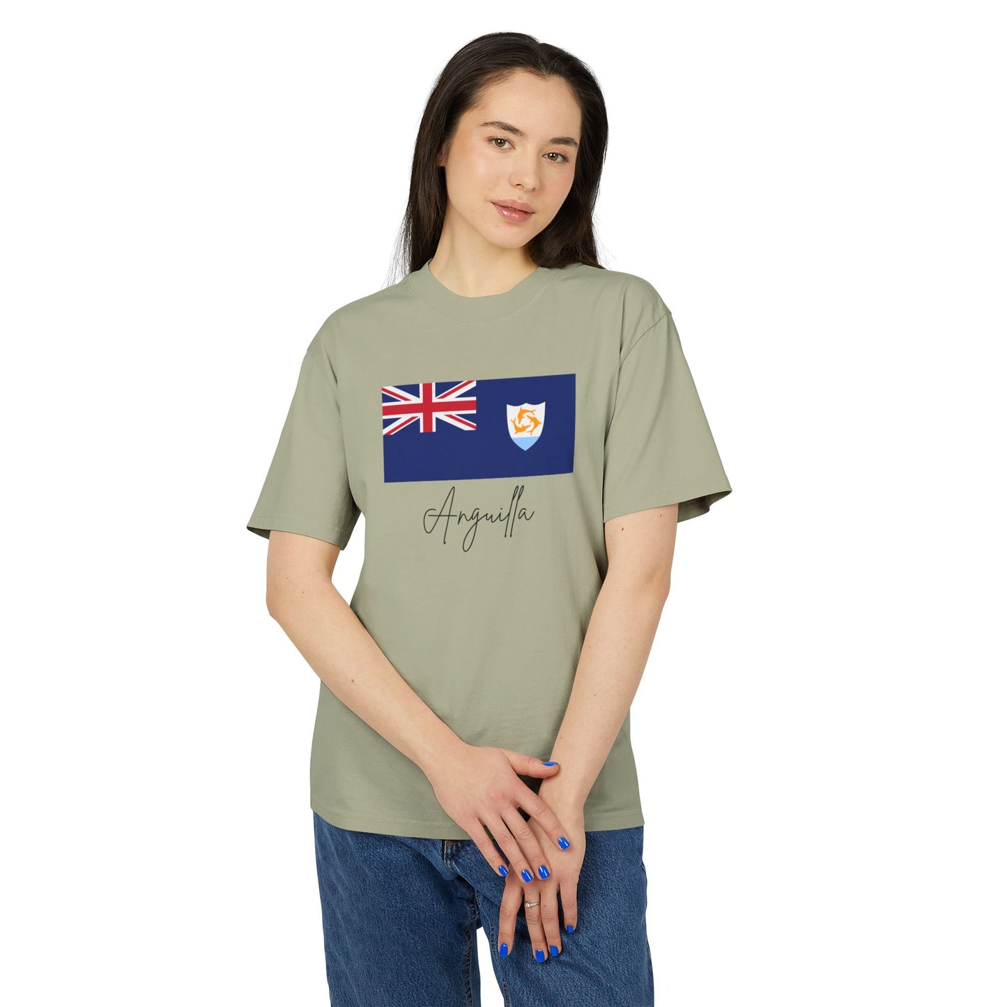 Unisex Heavy Anguilla Faded T-shirt