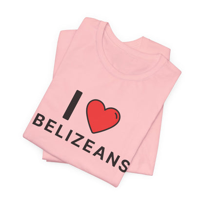 Unisex Jersey Belize T-shirt met korte mouwen 