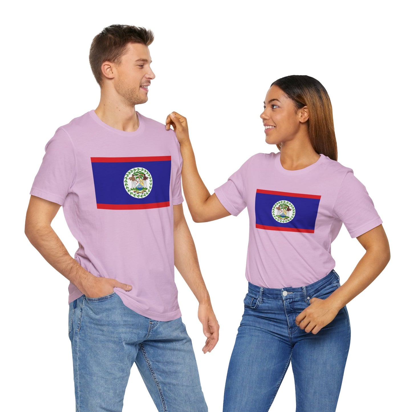 Unisex Jersey Belize T-shirt met korte mouwen 