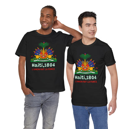 Unisex Jersey Haiti T-shirt met korte mouwen