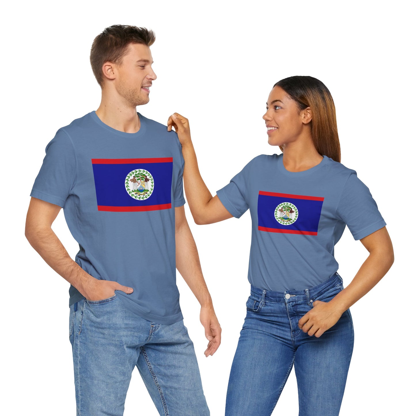 Unisex Jersey Belize T-shirt met korte mouwen 