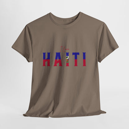 Unisex Heavy Haiti Katoenen T-shirt