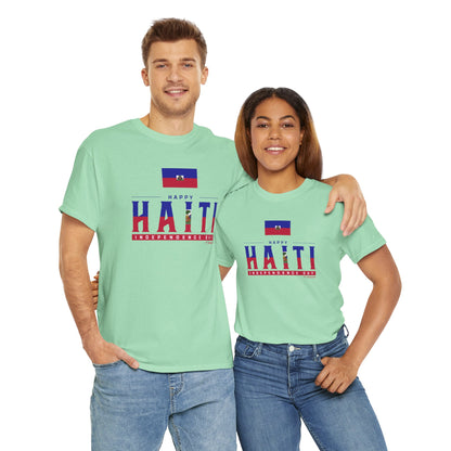 Unisex Heavy Haiti Katoenen T-shirt