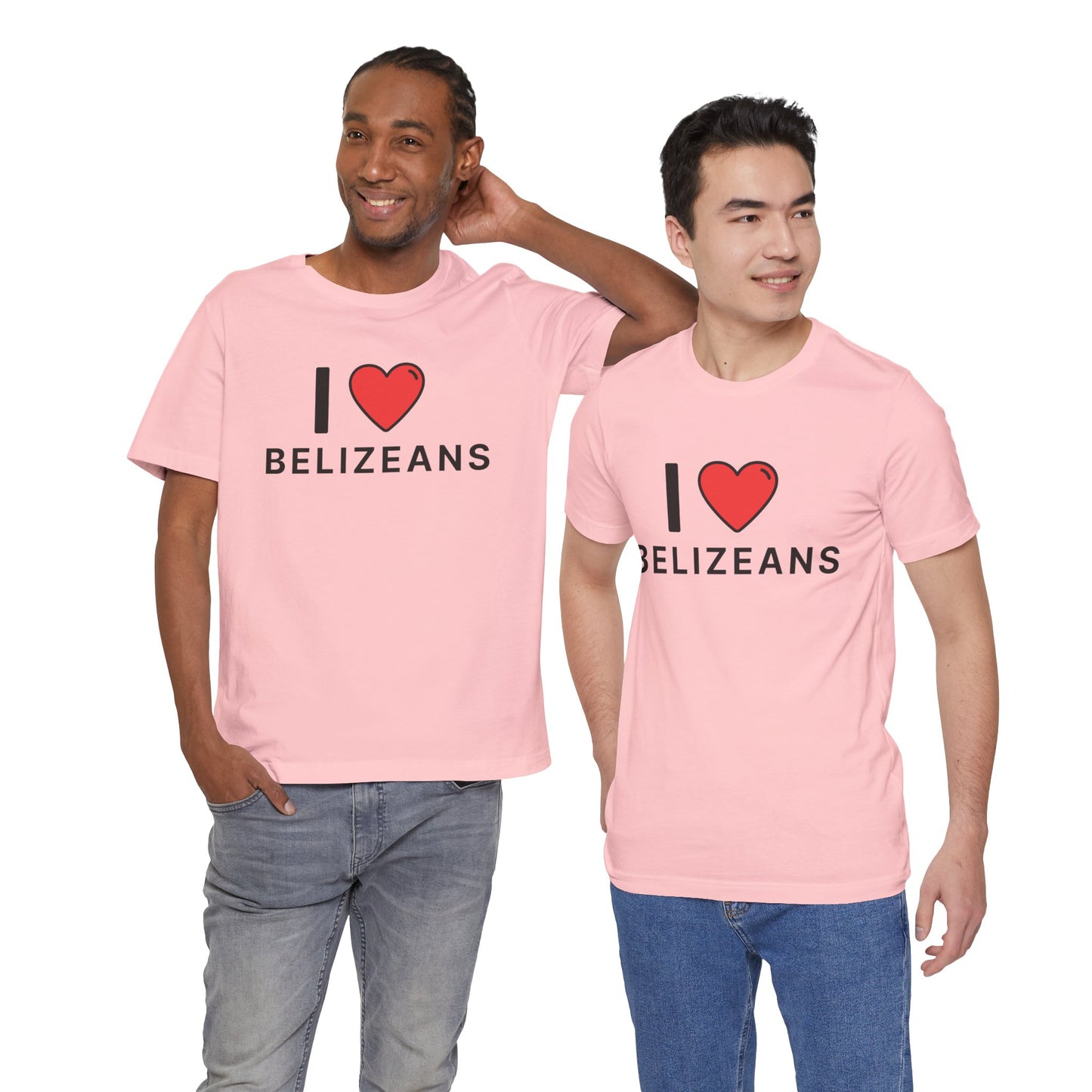 Unisex Jersey Belize T-shirt met korte mouwen 