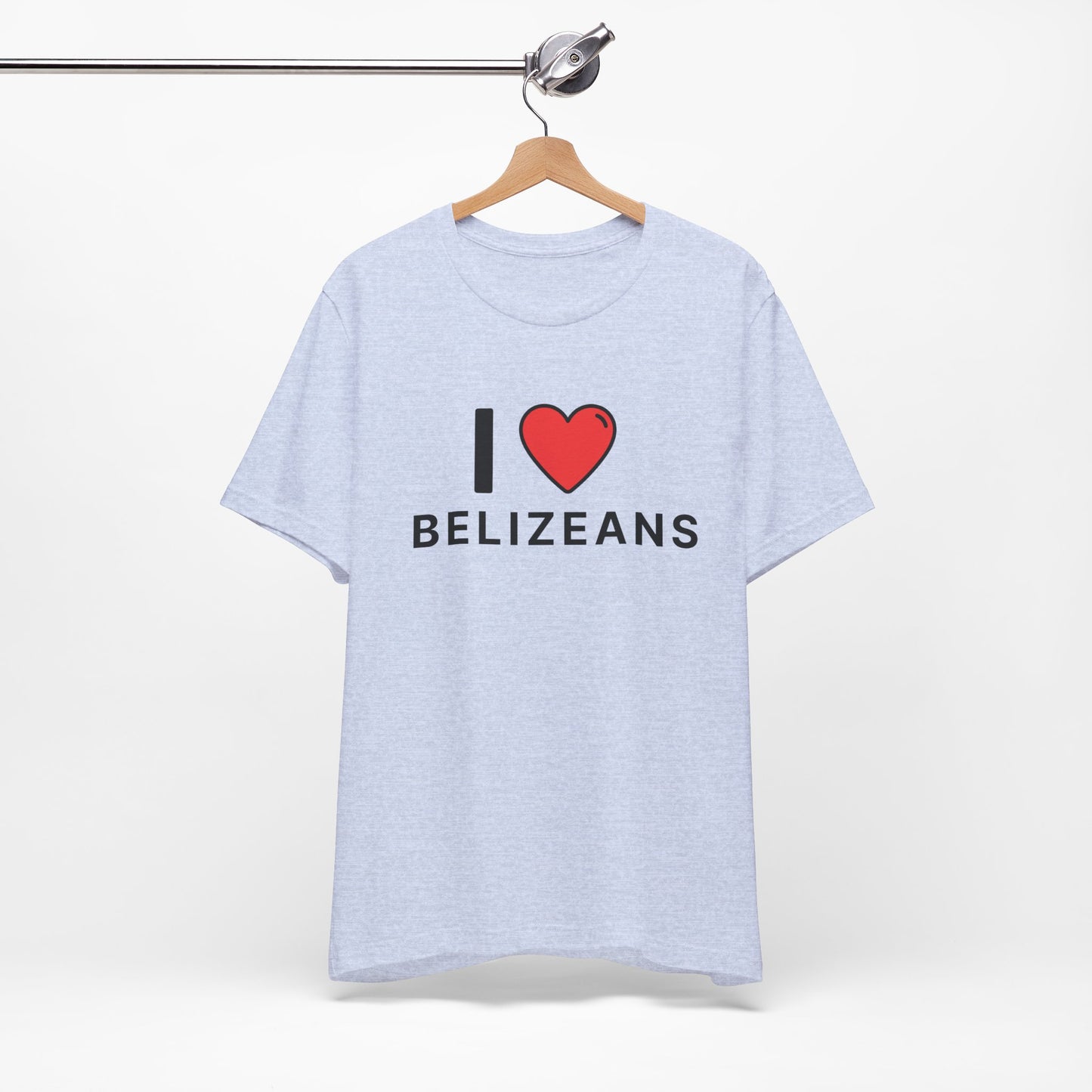 Unisex Jersey Belize T-shirt met korte mouwen 