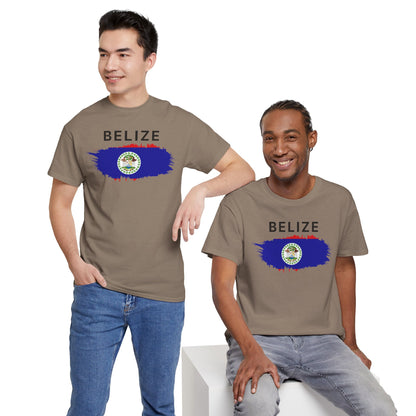 Unisex Zware Belize Katoenen T-shirt 