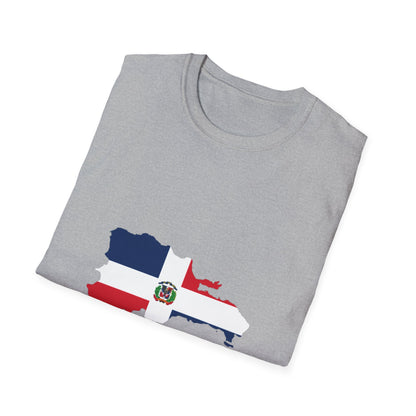 Dominican Republic flag map Classic T-Shirt