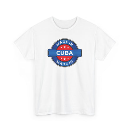 Unisex Zware Cuba Katoenen T-shirt