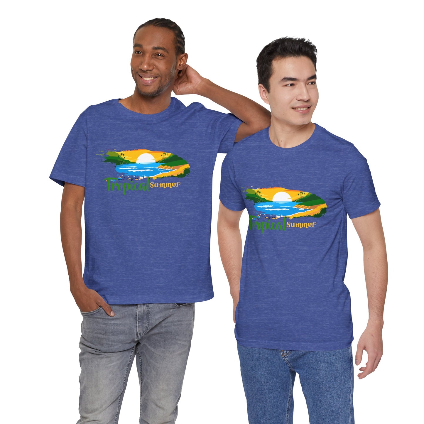 Unisex Jersey Belize T-shirt met korte mouwen 