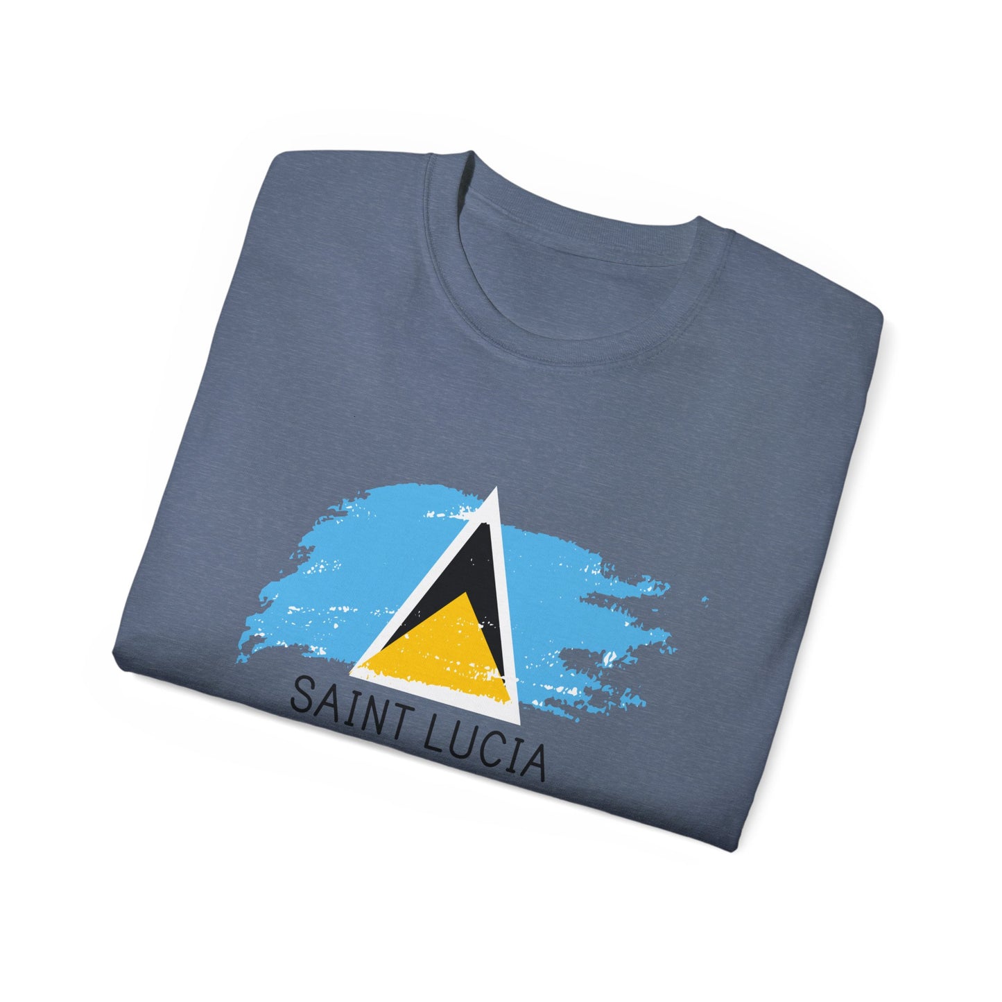 Saint Lucia vlag unisex ultra katoenen T-shirt - casual shirt