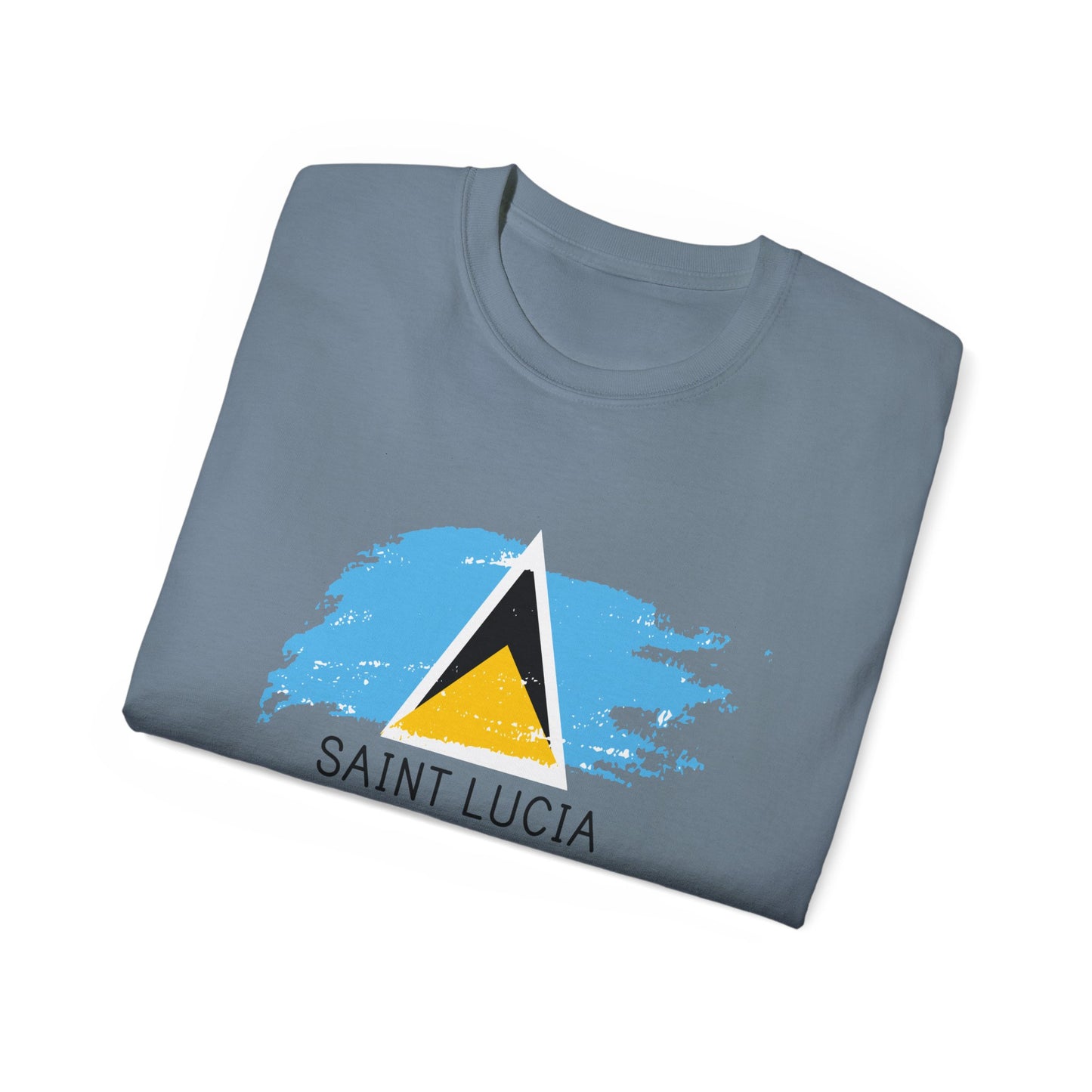 Saint Lucia vlag unisex ultra katoenen T-shirt - casual shirt