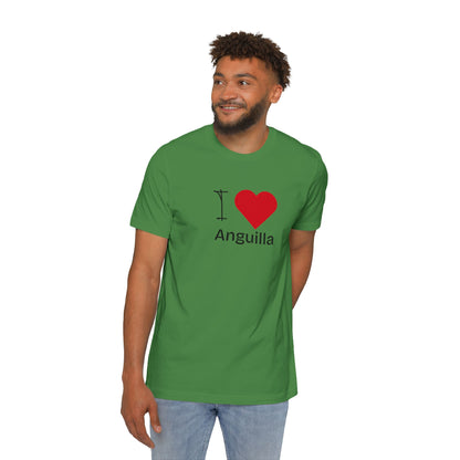 Unisex Short-Sleeve Anguilla Jersey T-Shirt