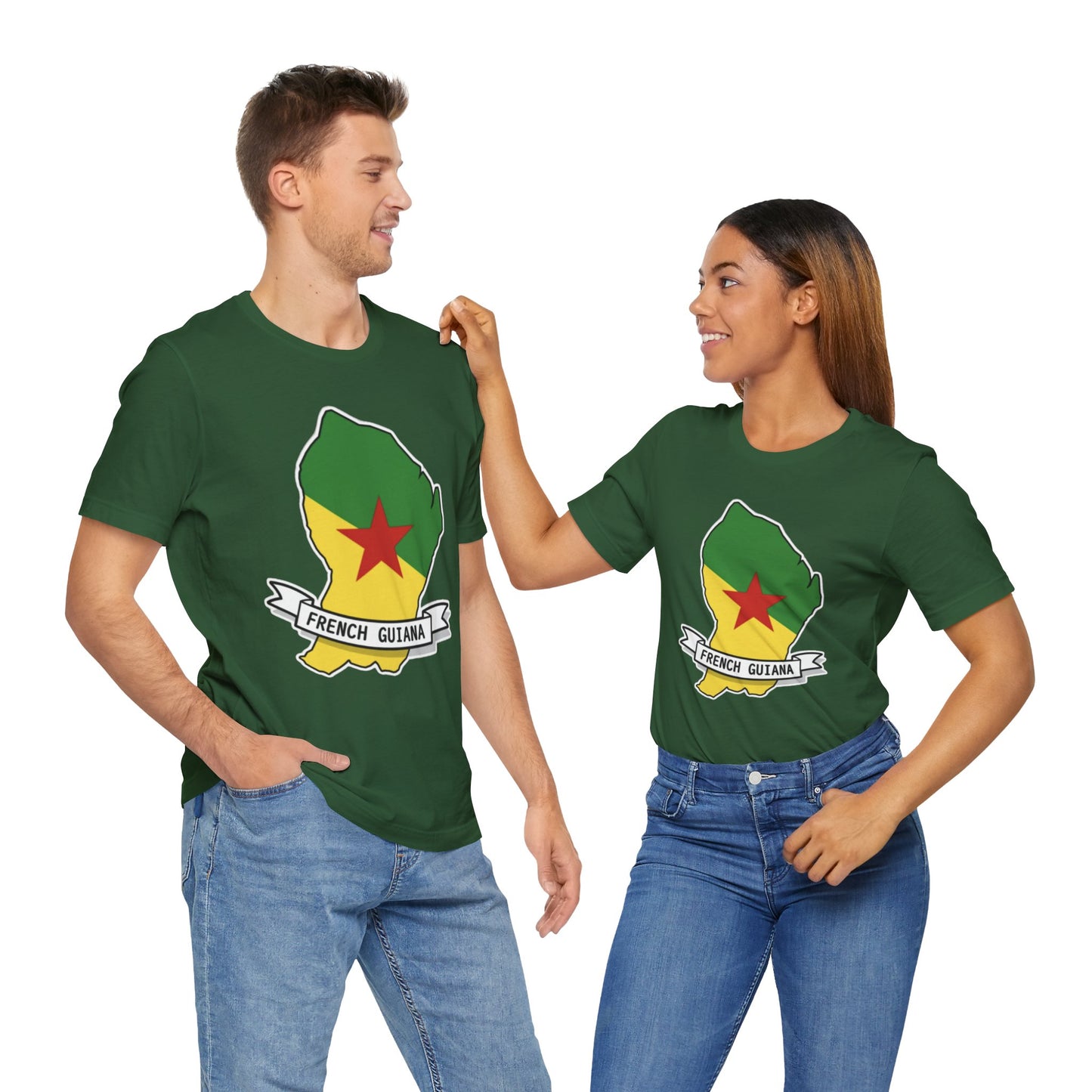 Unisex Jersey French Guiana Short Sleeve Tee