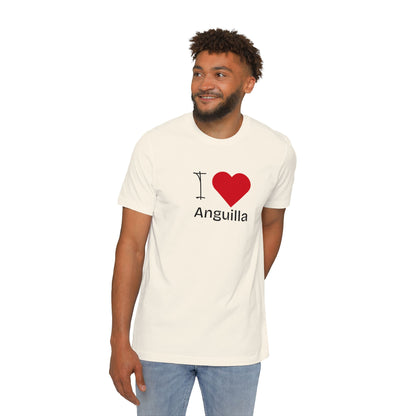 Unisex Short-Sleeve Anguilla Jersey T-Shirt