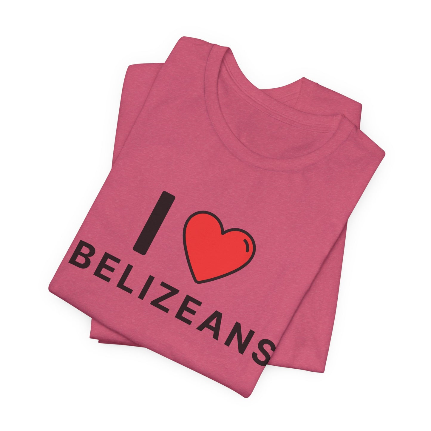 Unisex Jersey Belize T-shirt met korte mouwen 