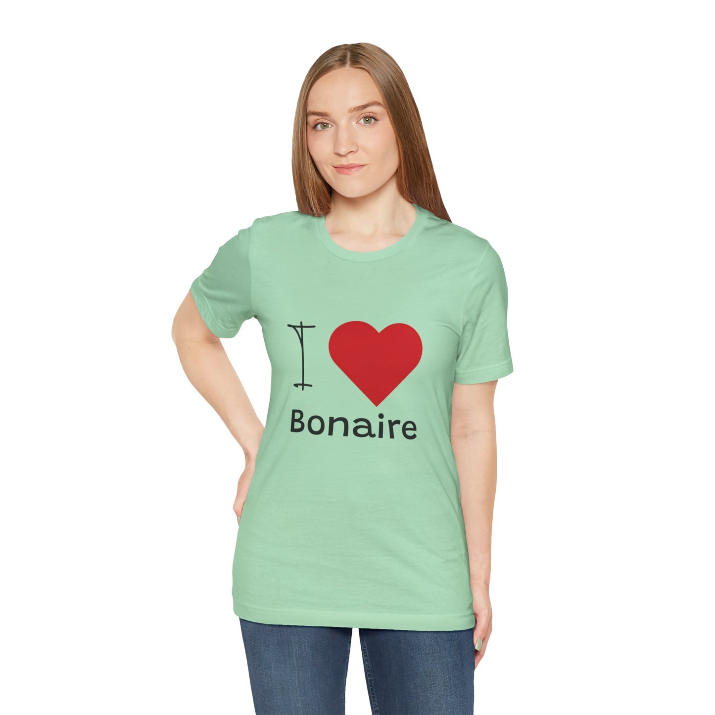 Unisex Jersey Bonaire T-shirt met korte mouwen 