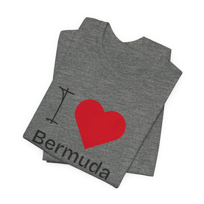 Unisex Jersey Bermuda T-shirt met korte mouwen 